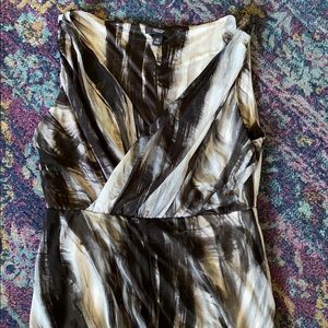 Sz M Simply Vera High Low Sleeveless Dress